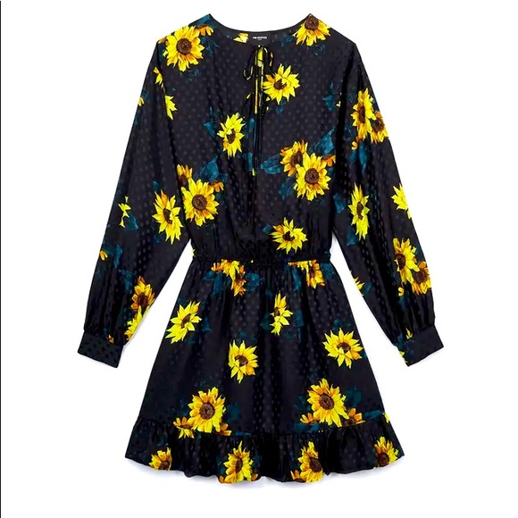 The Kooples Dresses & Skirts - The Kooples Sunflower Print Silk-Blend Dress – Size M – New Condition
